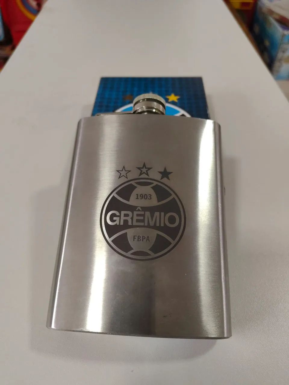 Cantil inox do Grêmio 