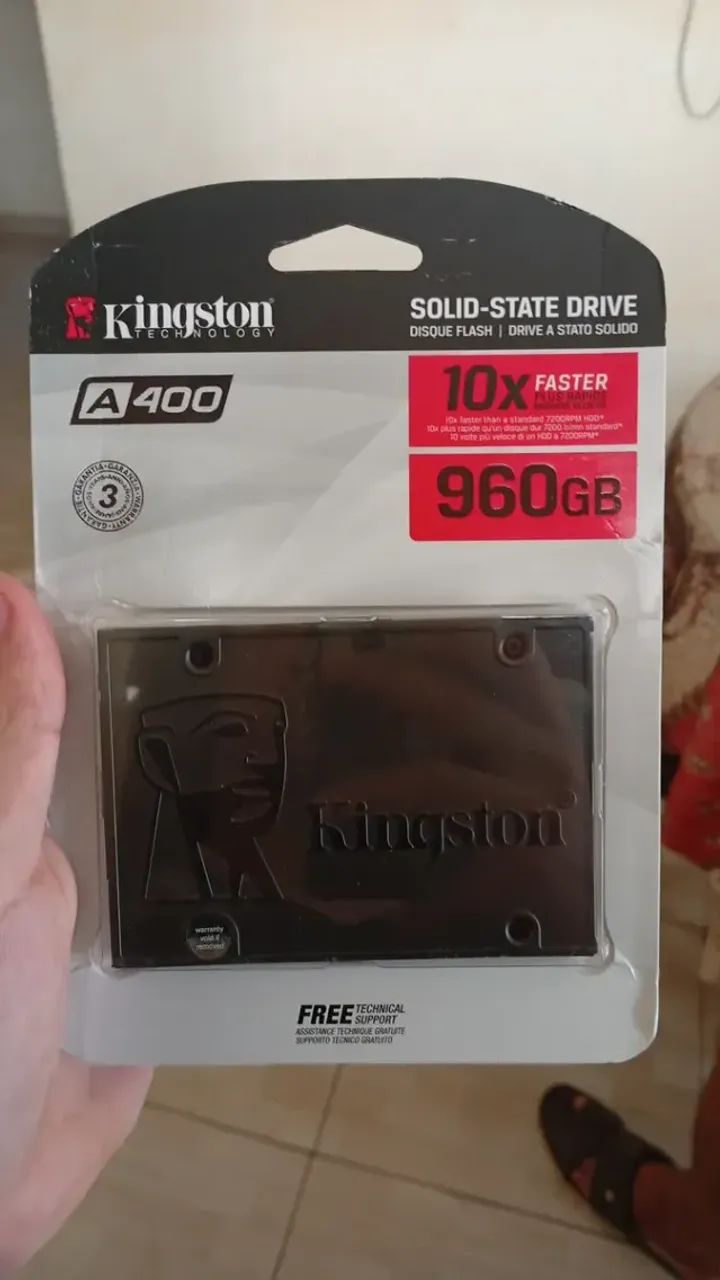 SSD Interno Kingston Sa400s37/960g 960gb - Foto 2