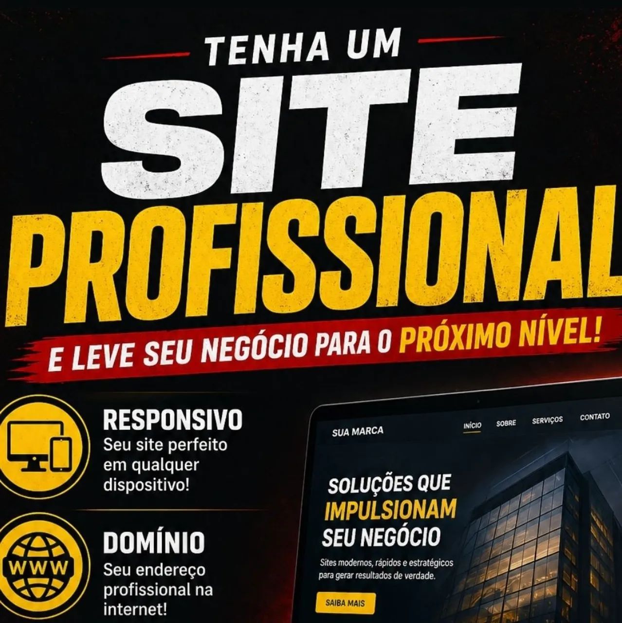 Criamos seu site , apareça no google ainda hoje