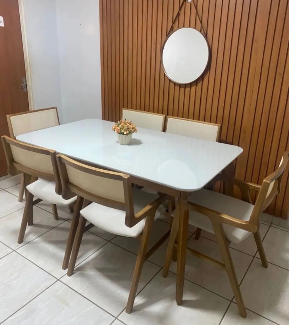 Mesa de Jantar 100% Madeira 