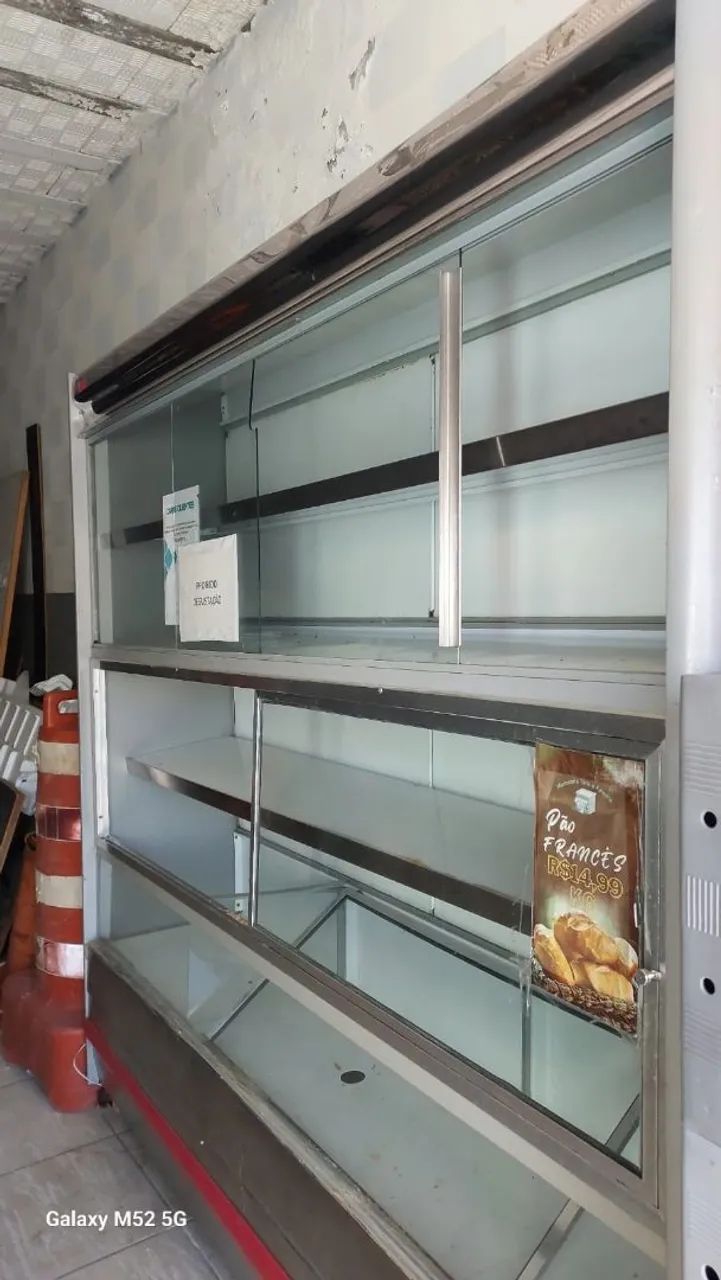 Balcão expositor vitrine serve para mercearia supermercado padaria! - Foto 3