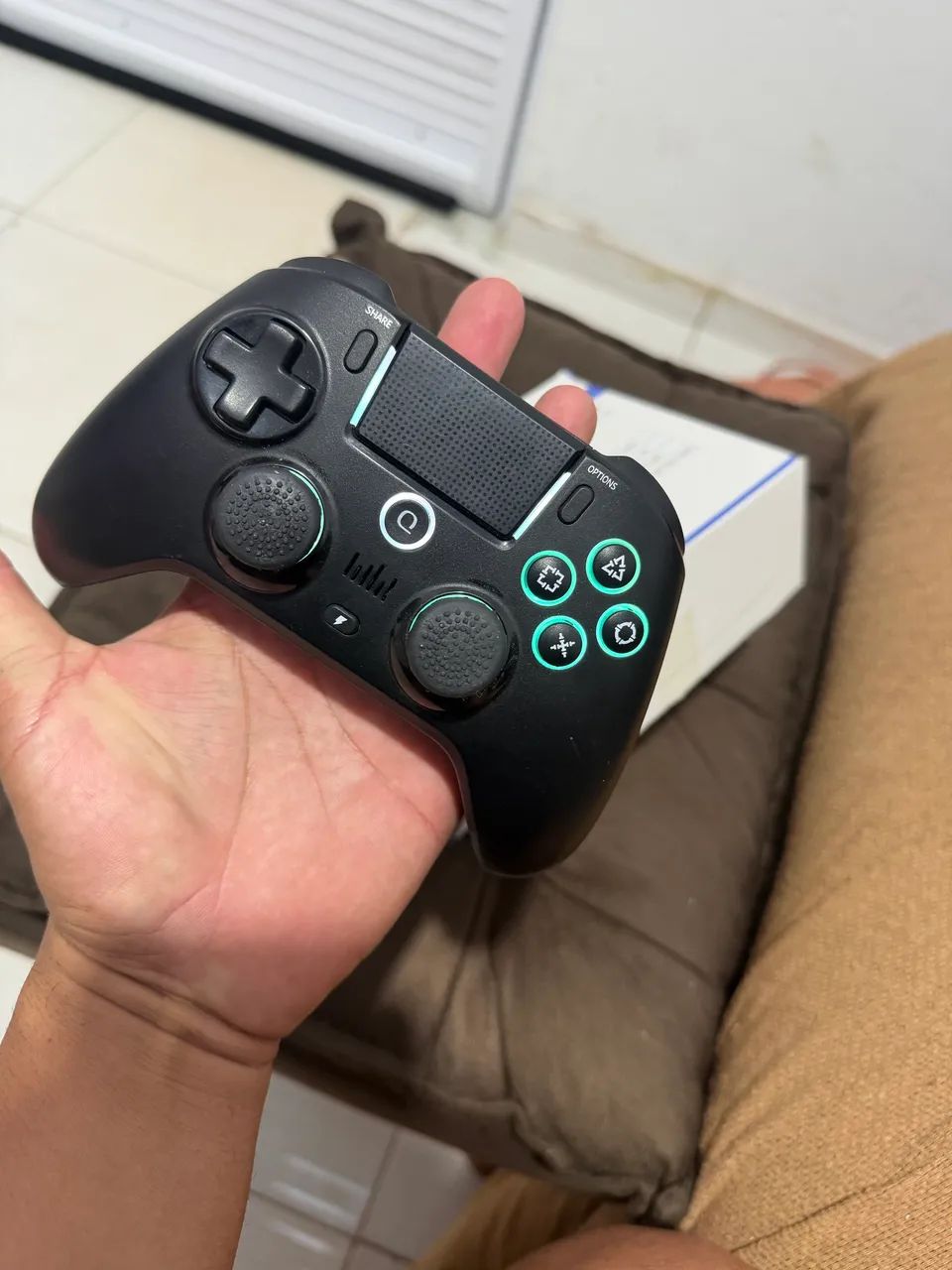 Controle Sem Fio Para Ps4 Ps3 Pc Ios Android Efeito Hall - Foto 5