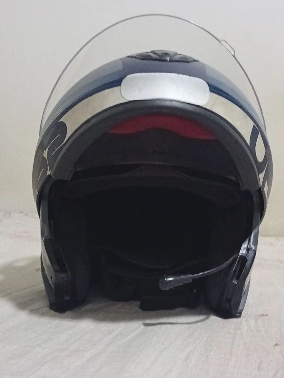 Capacete Escamoteável com fone - Foto 3