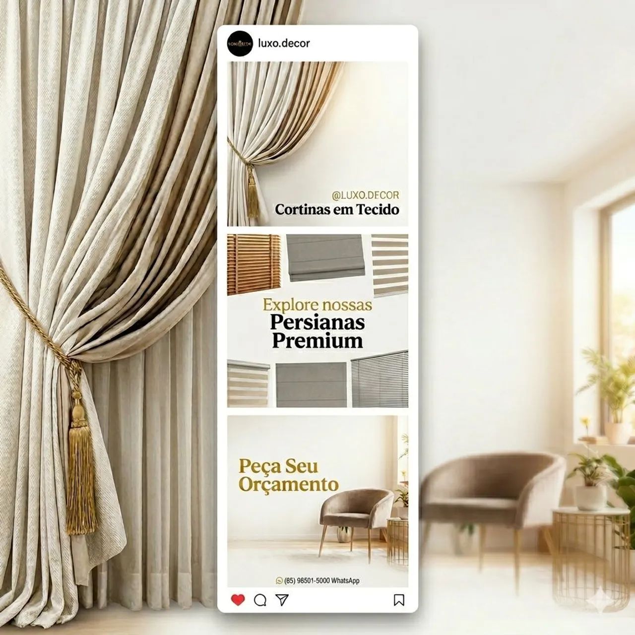 Cortinas e Persianas