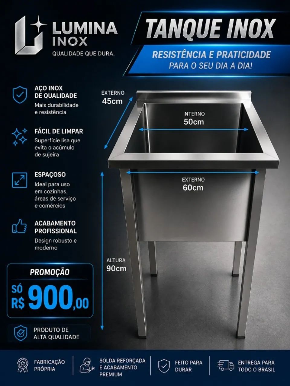 TANQUE PRONTA ENTREGA 