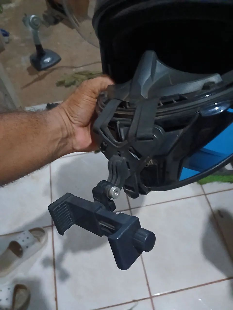 Capacete ASX ja vai com suporte para celular 350 R$ - Foto 2