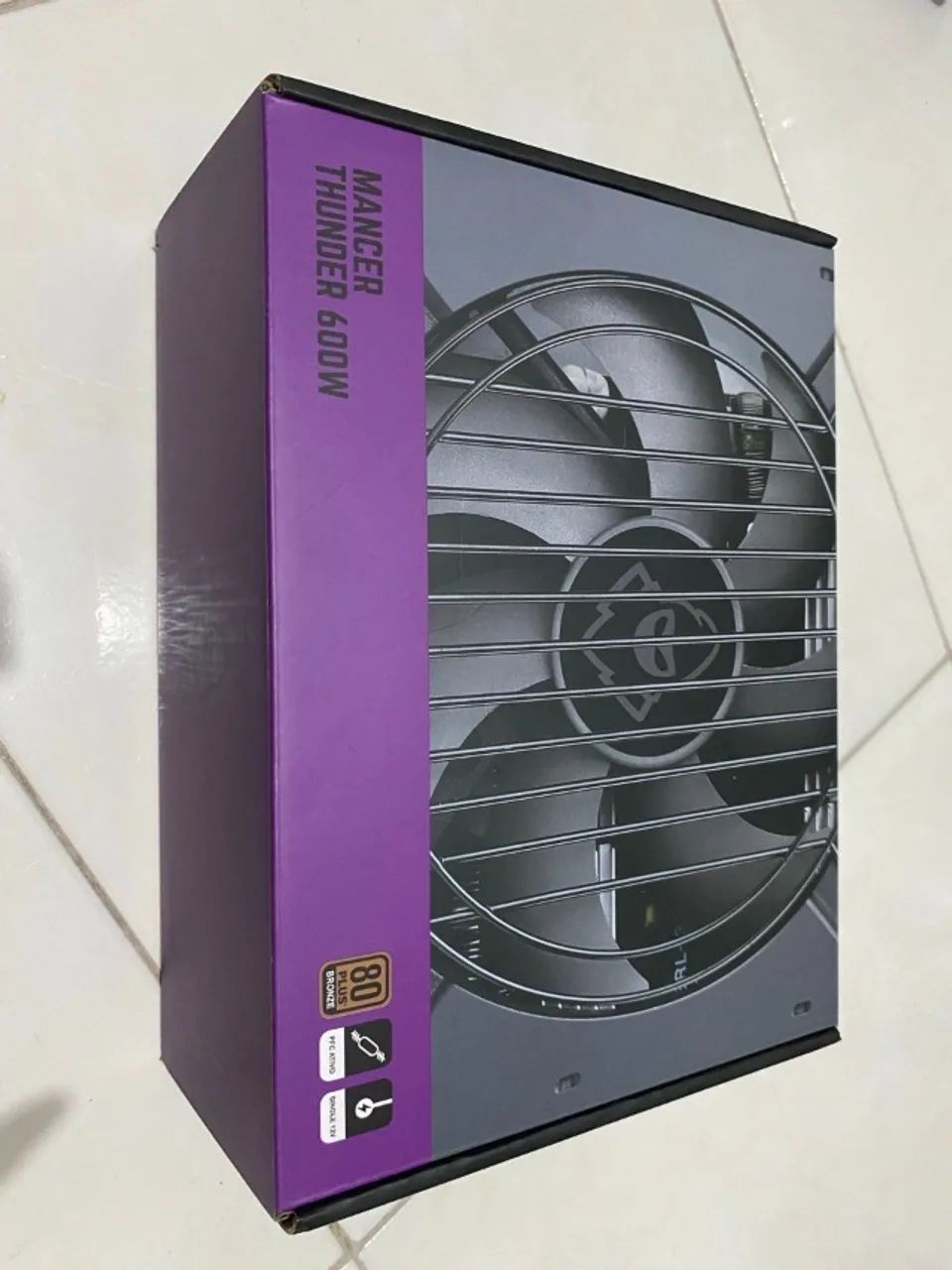 Fonte Mancer Thunder 600W ATX 80 Plus Bronze com PFC Ativo - Foto 2