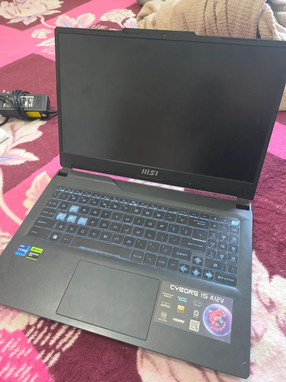 Notebook gamer msi cyborg i7 12gh rtx 4060 - Foto 2