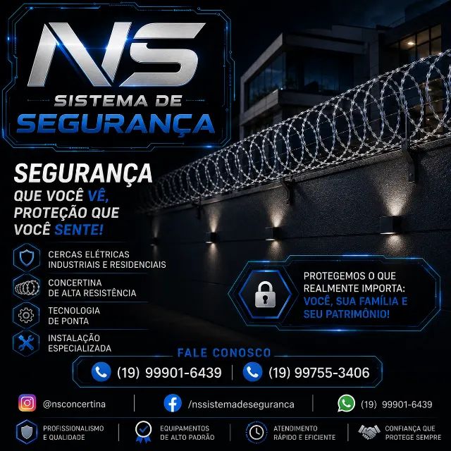 cercas concertina e cerca elétricas de segurança residencial