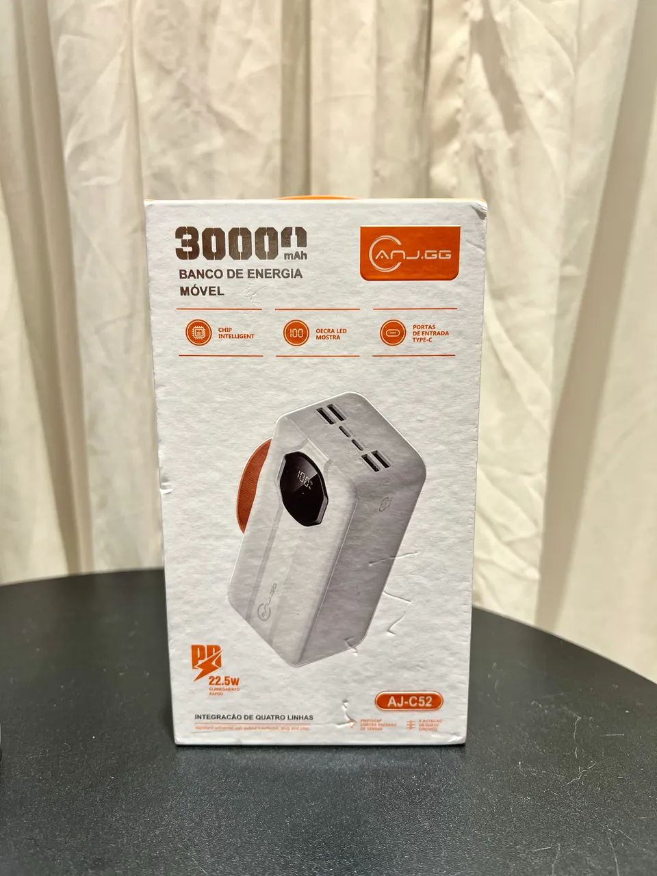 Power Bank 30000mAh 22.5W - Alta capacidade  - Foto 5