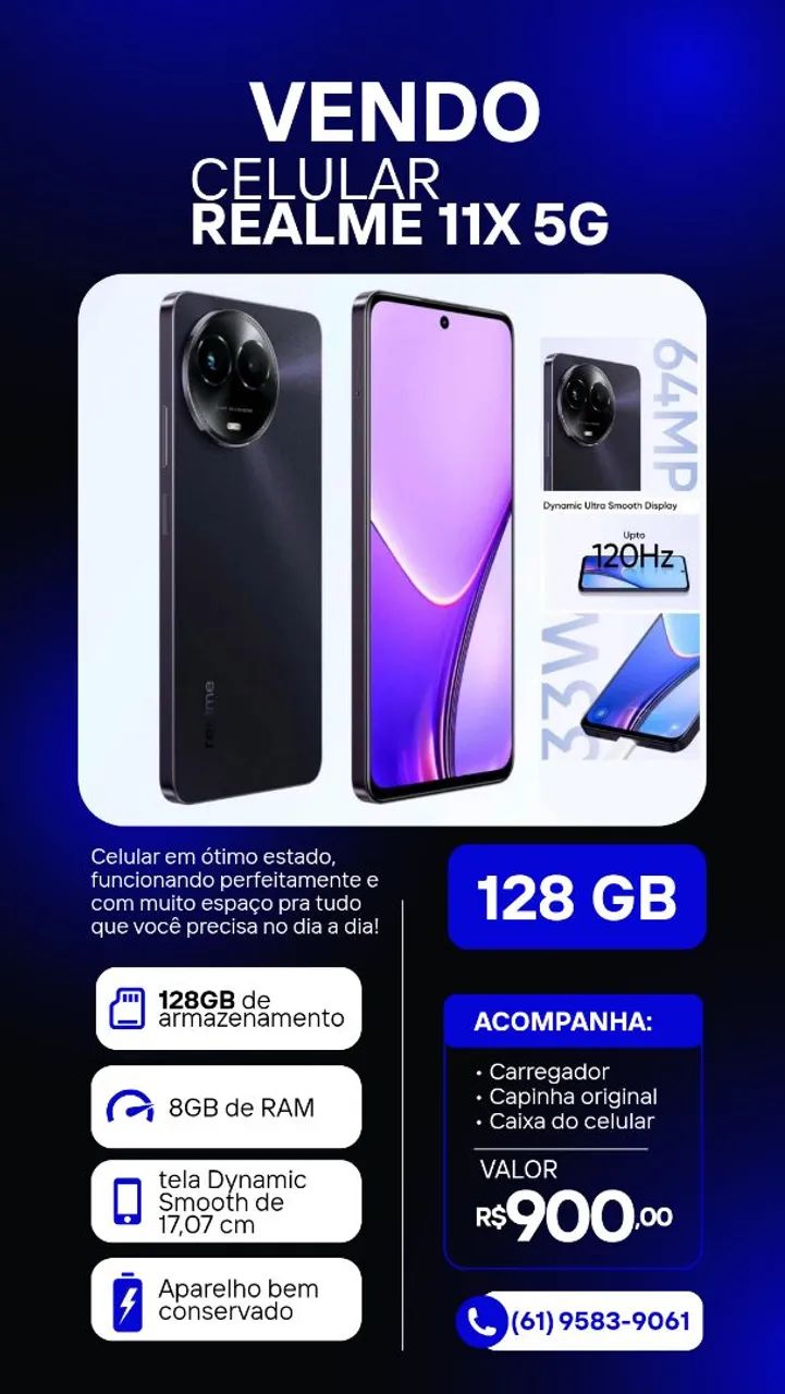 Celular Realme 11 x