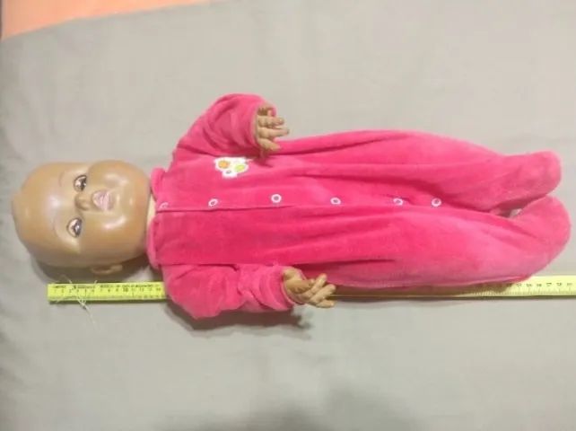 Boneca Antiga Estrela 58 cm Vintage Bebê Clássico Colecionador - Foto 3