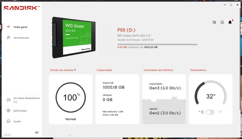 SSD 1TB WD Green SATA 2,5 1 TERA - Foto 4