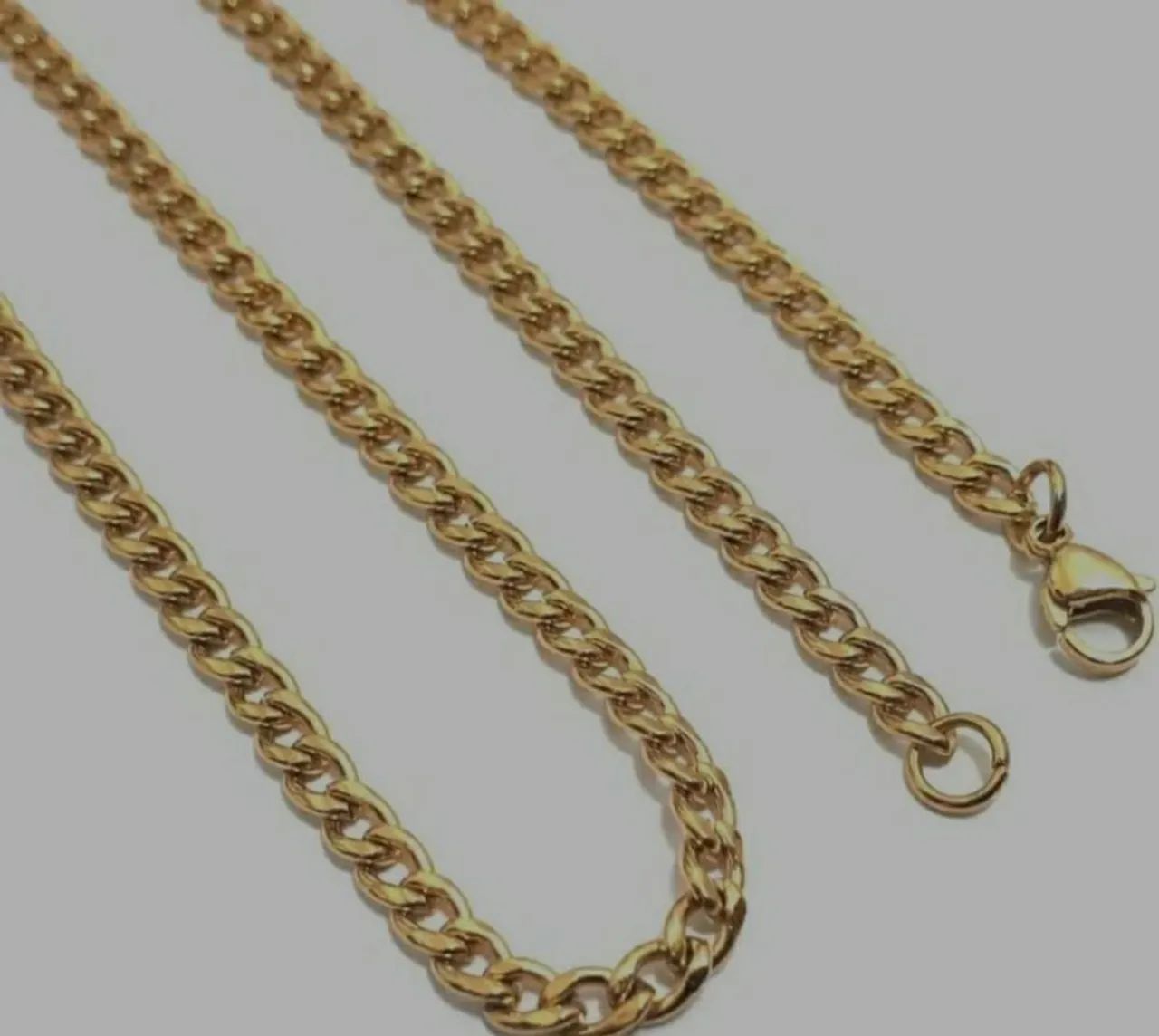 Corrente Cordão Banhado A Ouro 18K  - Foto 2