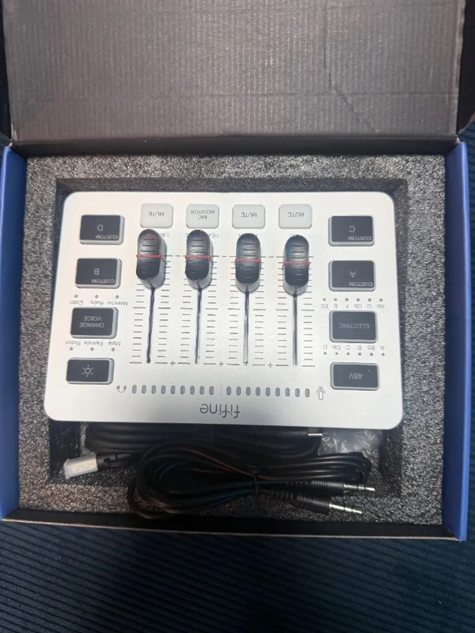 mixer Fifine usb para jogos (BRANCO) - Foto 3