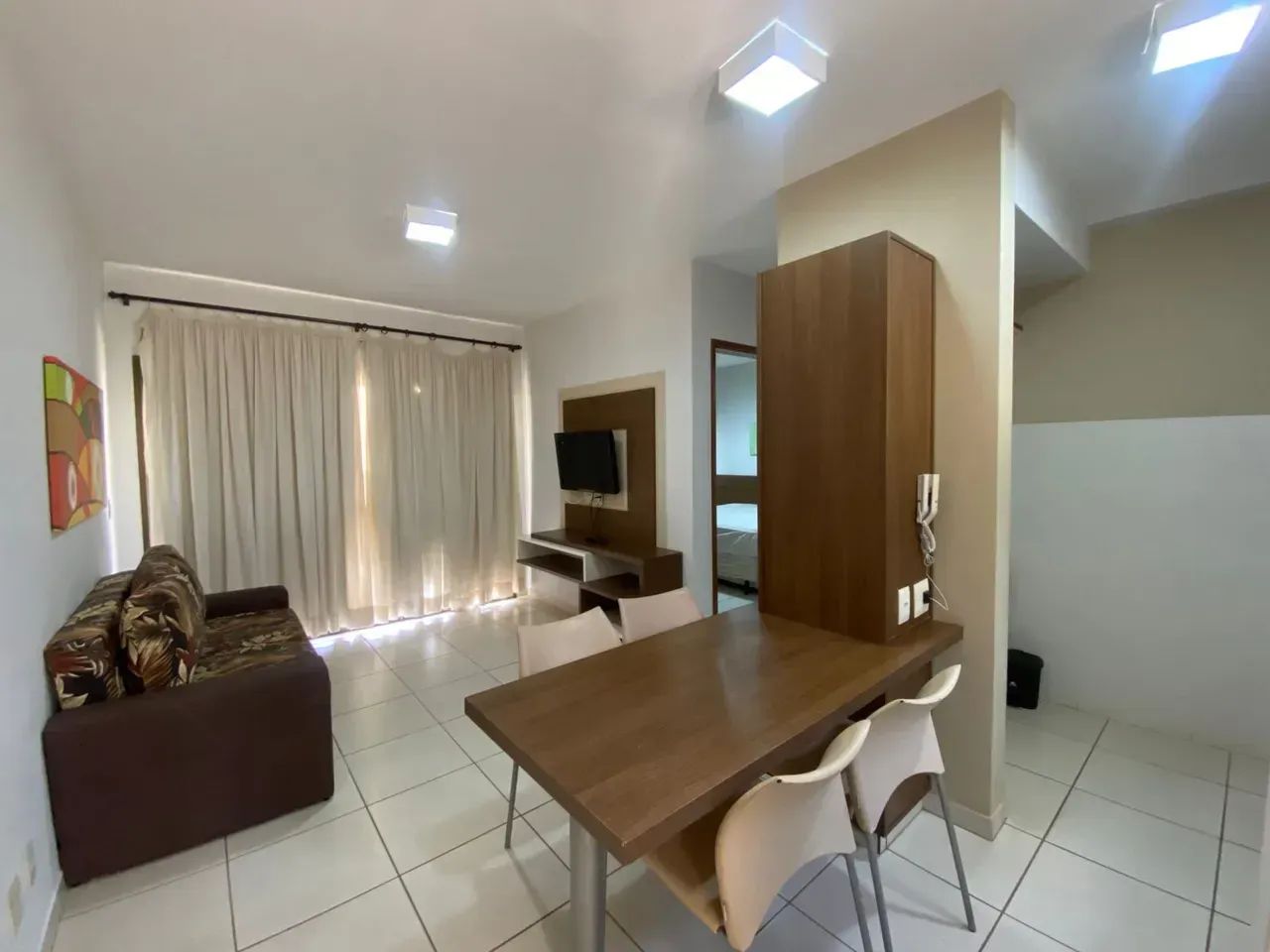 Apartamento de 01 Quarto para Aluguel de Temporada no Aldeia do Lago em Caldas Novas GO - Foto 4