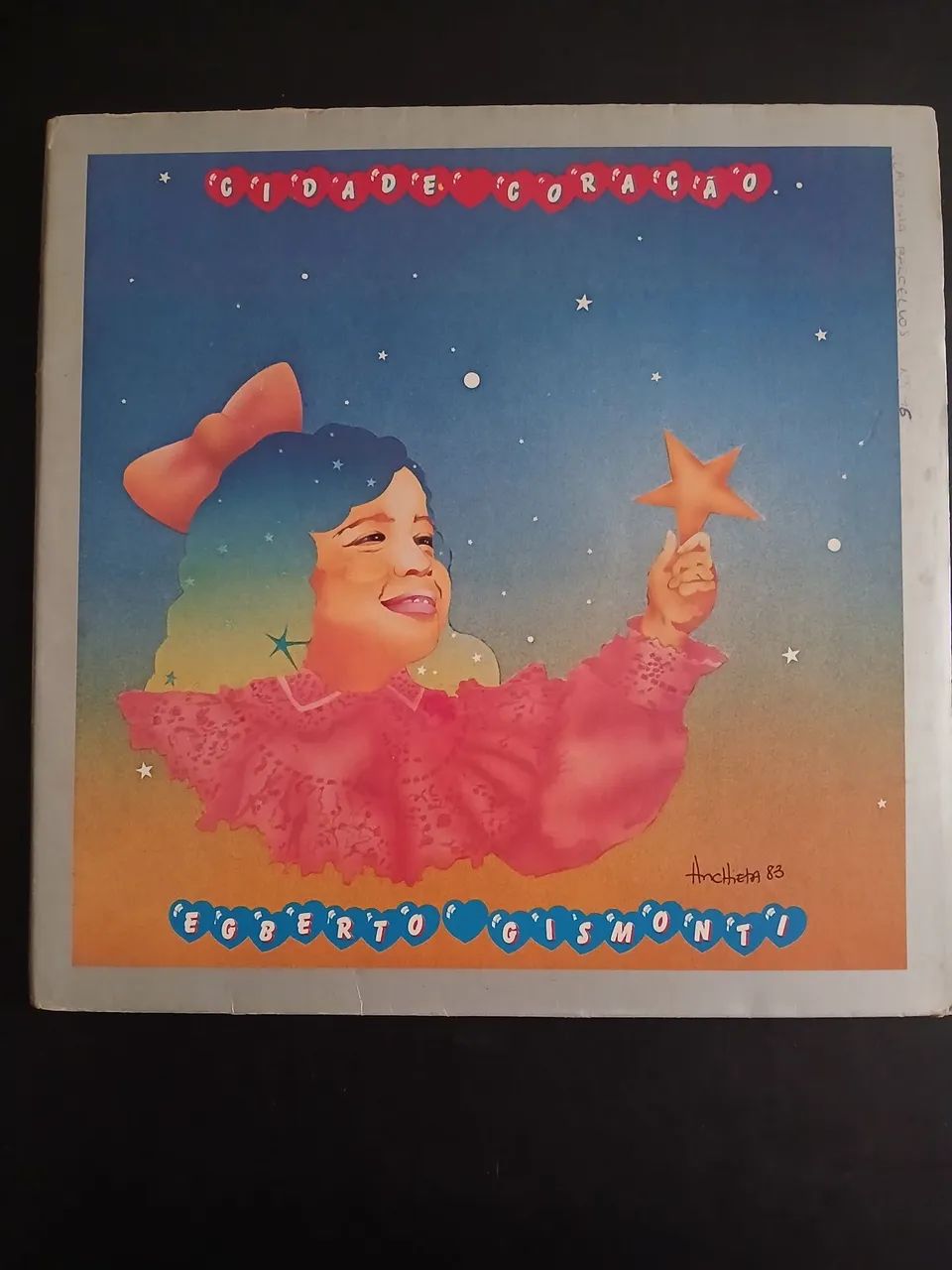 Vinil Egberto Gismonti Cidade Coração 