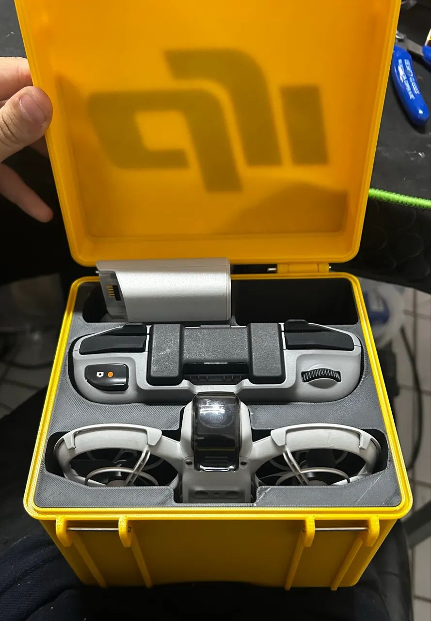 Caixa para transporte e armazenamento de drone Neo 1 e Neo 2 Feito em 3D - Foto 3