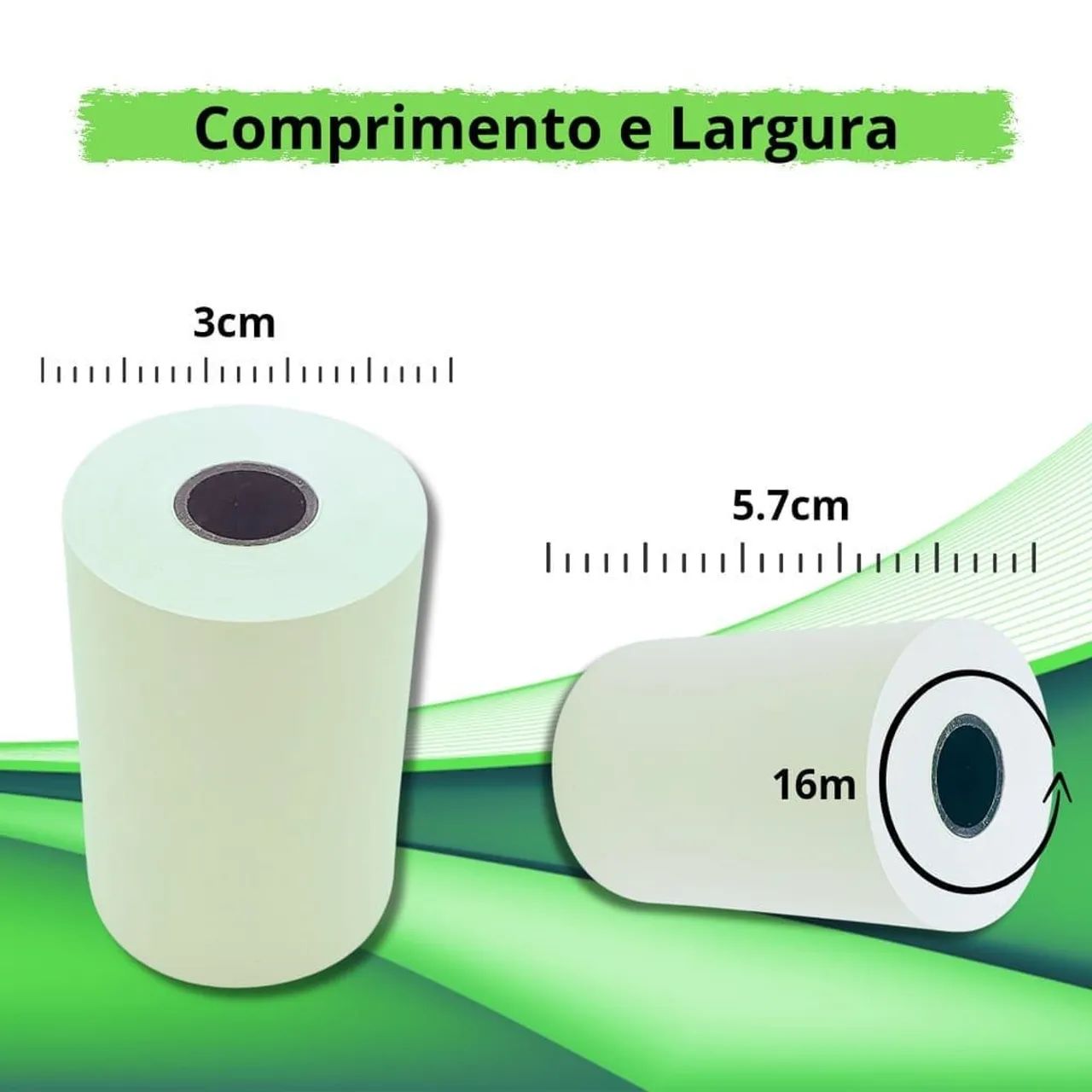 Bobina para Mini impressoras térmicas - Foto 4