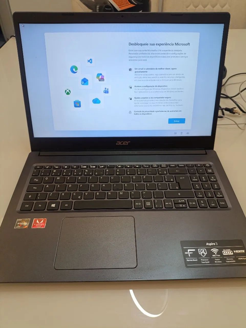 Notebook Acer Aspire 3 Ryzen 7 