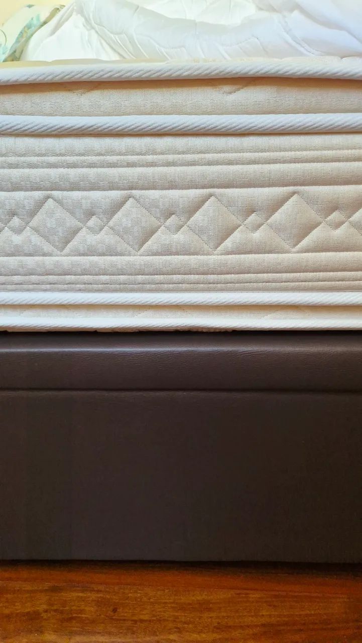 Cama box e colchao Casal - Foto 4