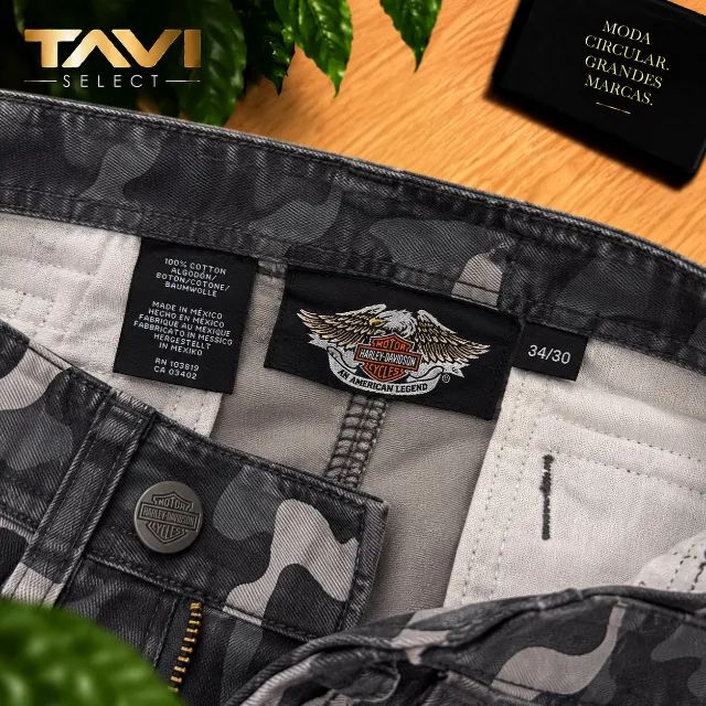 Calça Cargo Harley-Davidson Camuflada - Foto 5