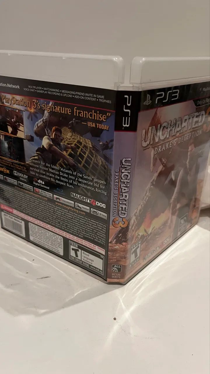 Jogo Uncharted 3 Drake?s Deception PS3