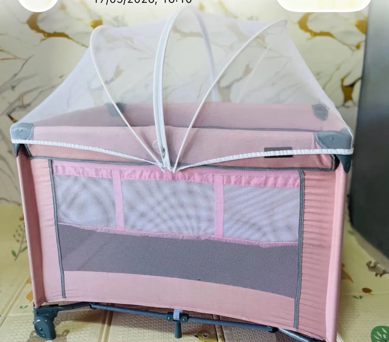 Vendo Berço Chiqueirinho Rosa 