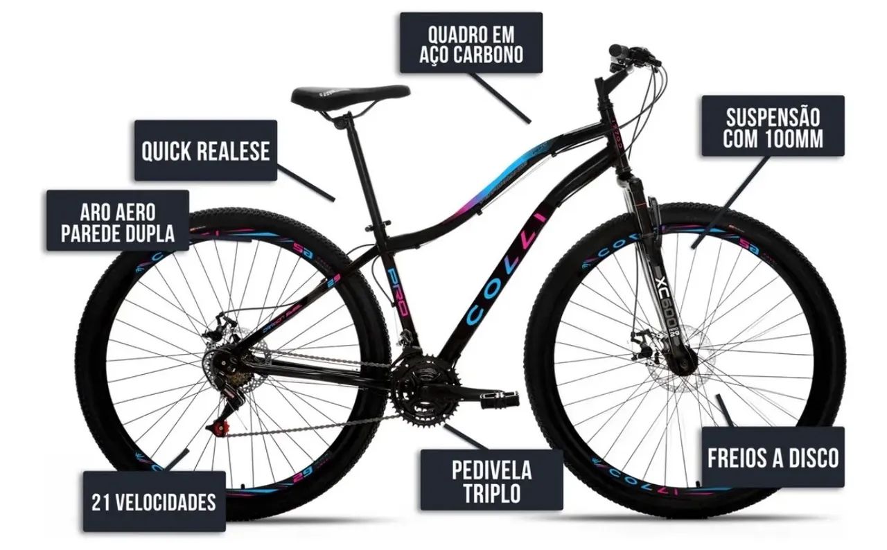 Bicicleta aro 29 NOVA NA CAIXA  - Foto 2