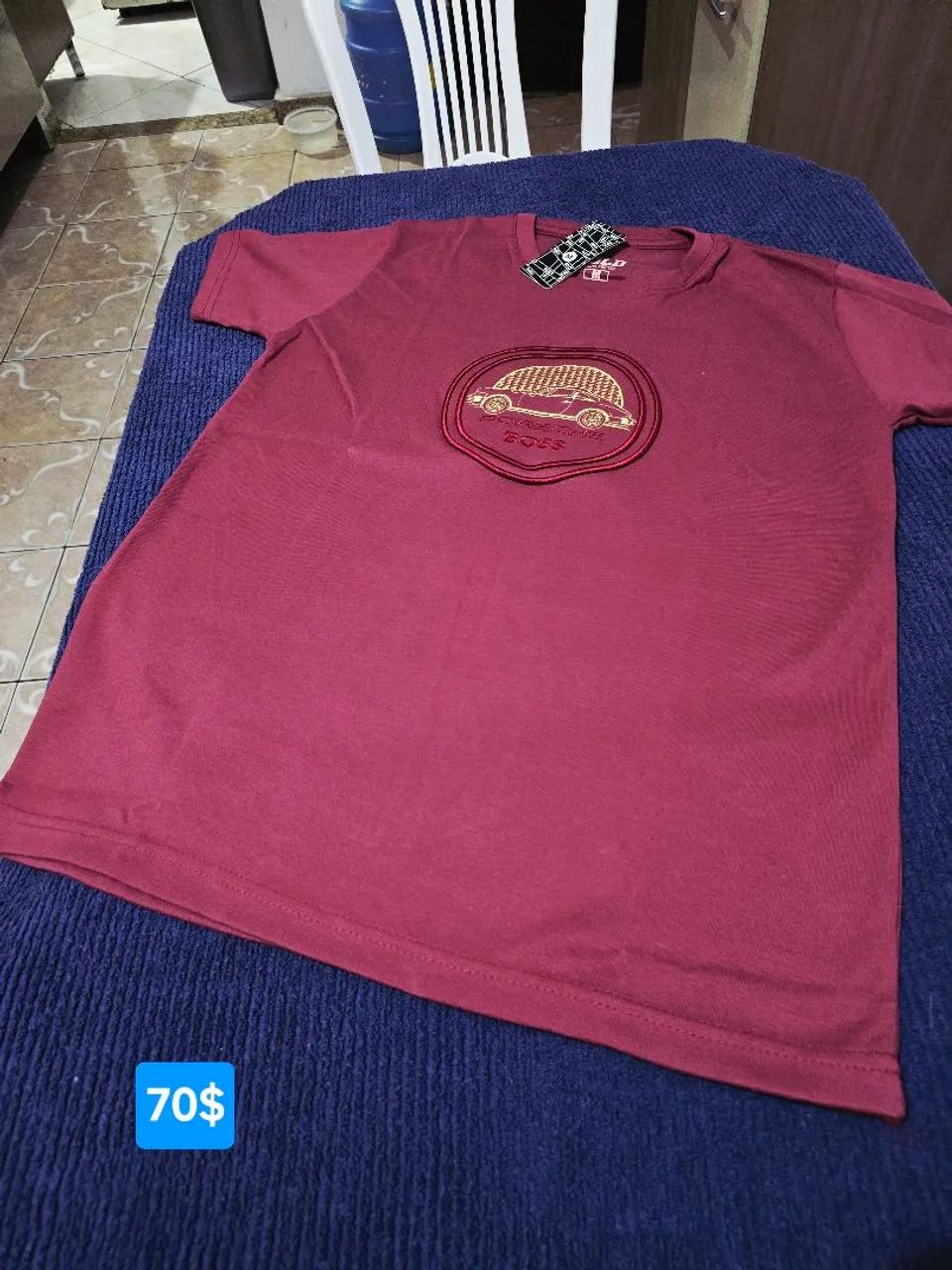 Camisa Grife peruana elastano da Hugo Boss Porsche M 