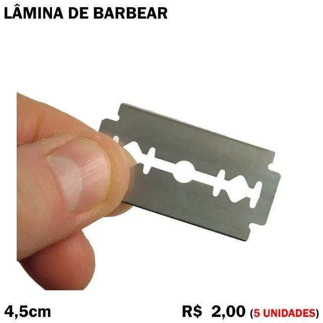 Lâmina de Barbear - 25 Unidades (5 Caixas)