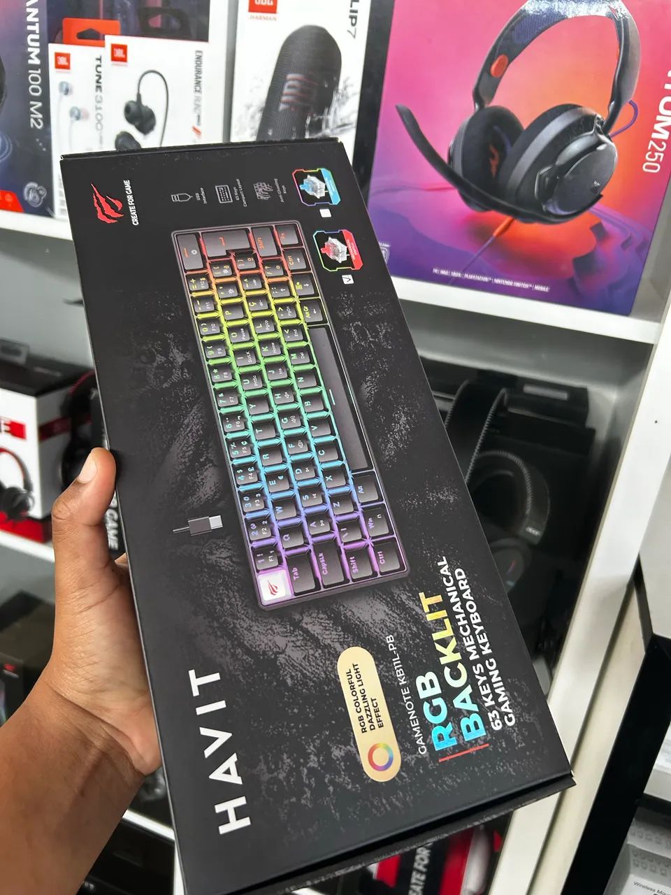 Teclado Mecânico HAVIT Switch Red