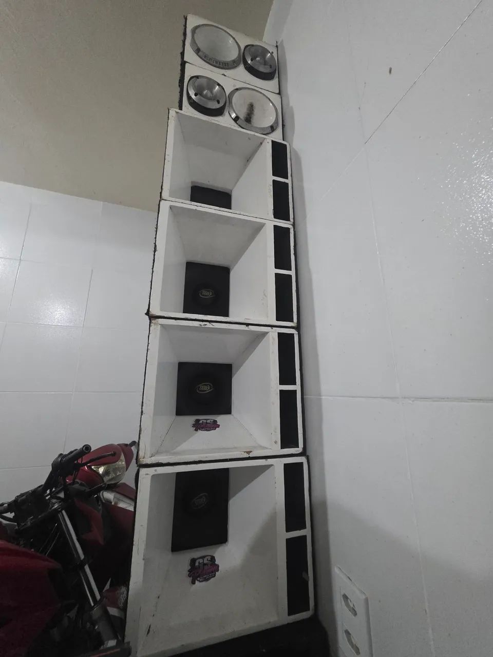 Vendo troco várias peças de som