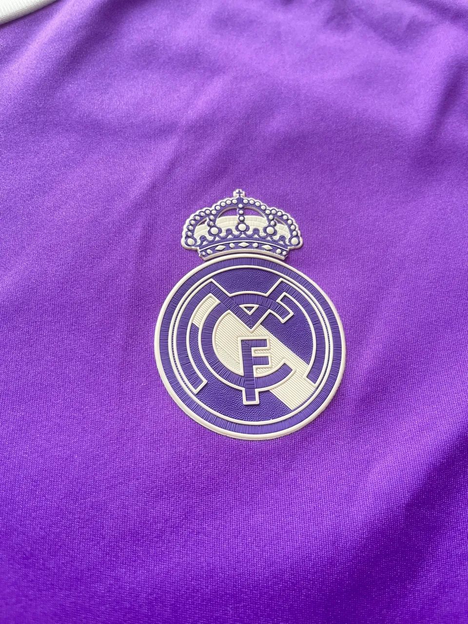 Camisa roxa Real Madrid 2017 manga longa  - Foto 5