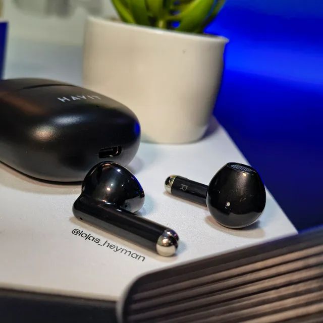 Fone Bluetooth Havit TW976 Preto TWS Sem Fio com Case e Microfone  - Foto 5