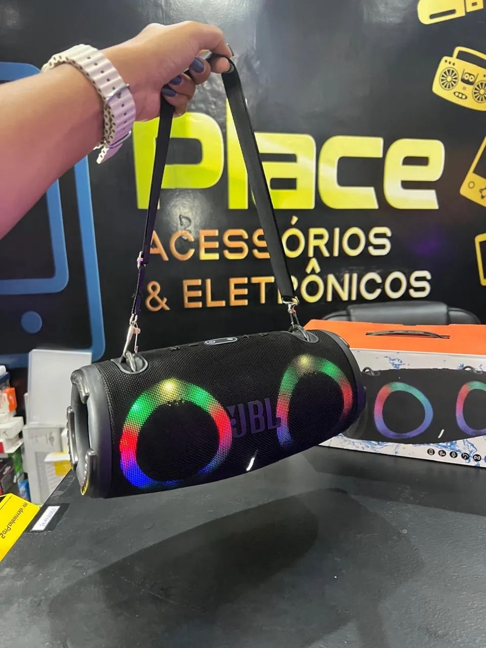Caixa De Som Extreme 3 Com LED - Fazemos Entregas  - Foto 4