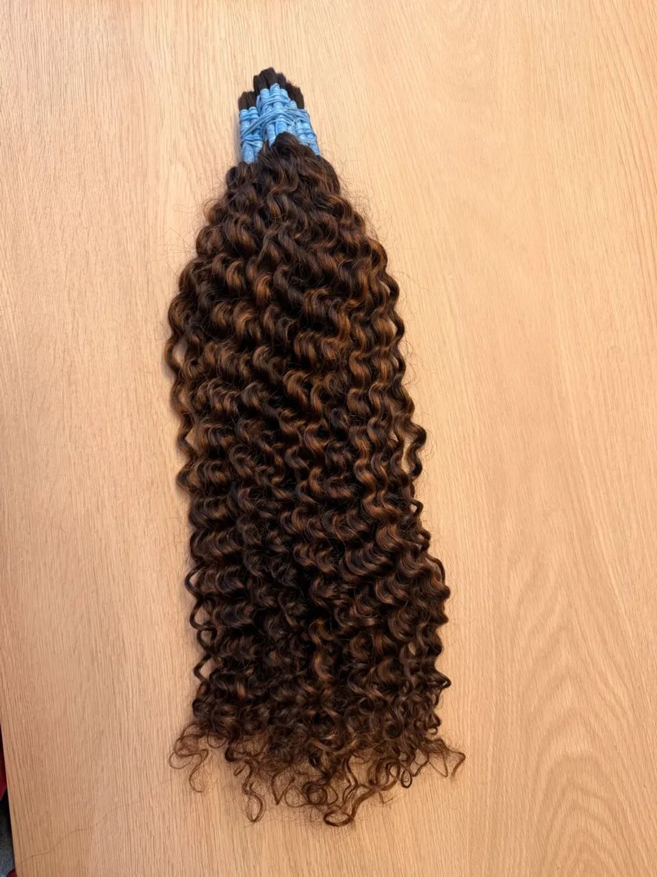 Cabelo humano enrolado | Morena iluminada 