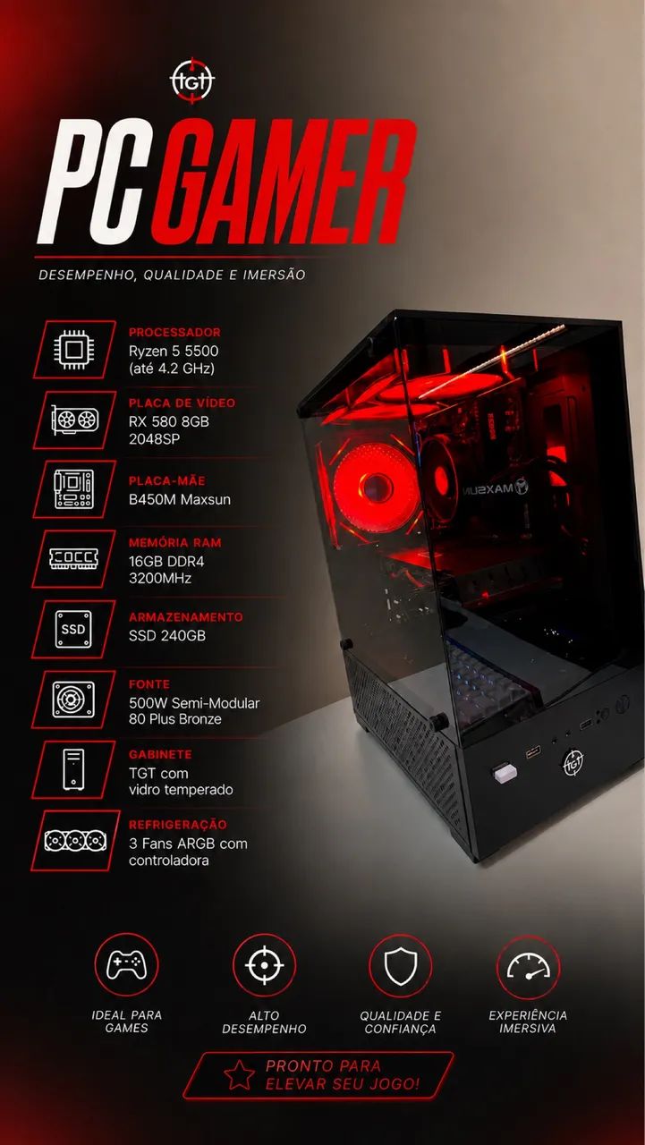 PC GAMER (ACEITO SEU CONSOLE)