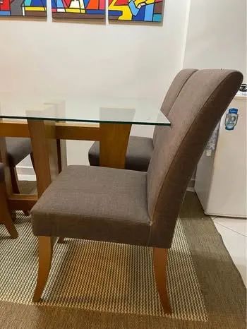 Mesa de jantar com 4 cadeiras  - Foto 4