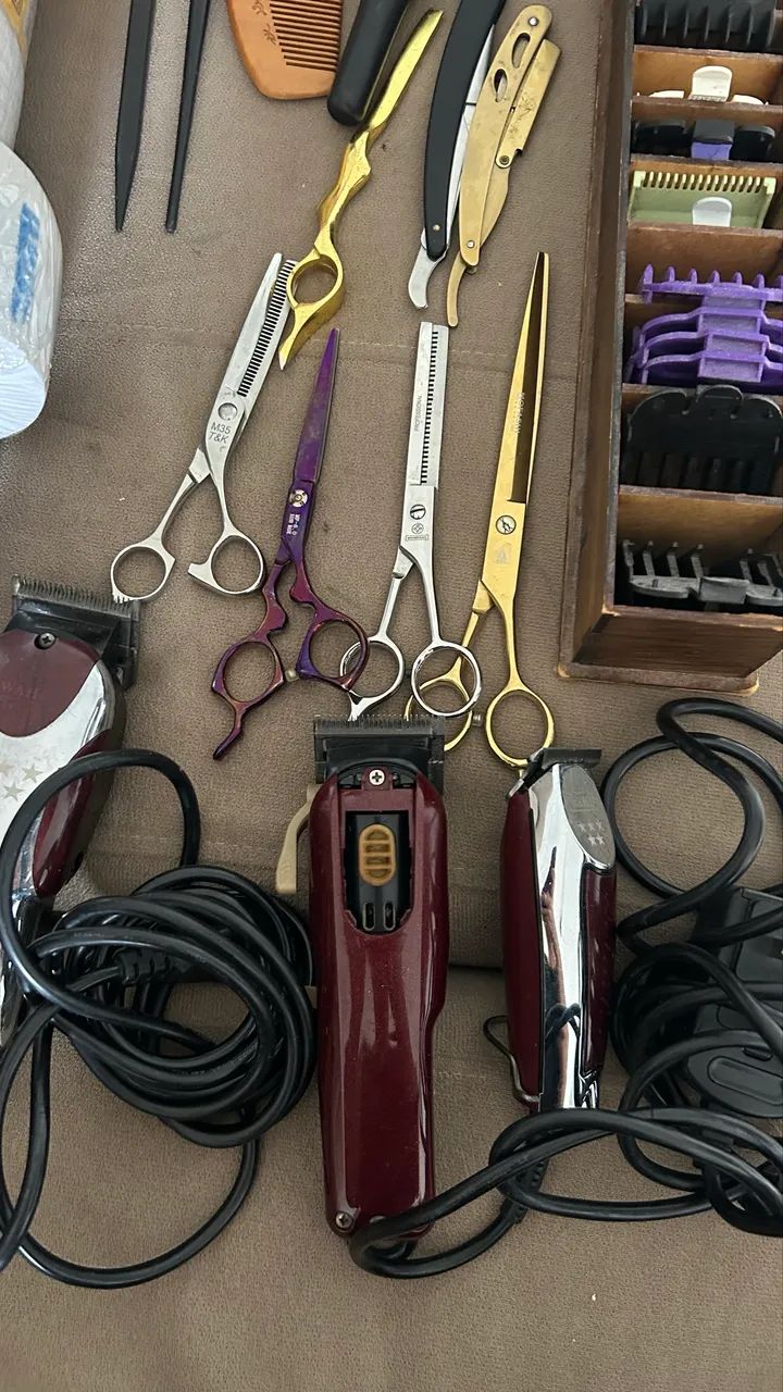 Kit barbeiro completo  - Foto 4