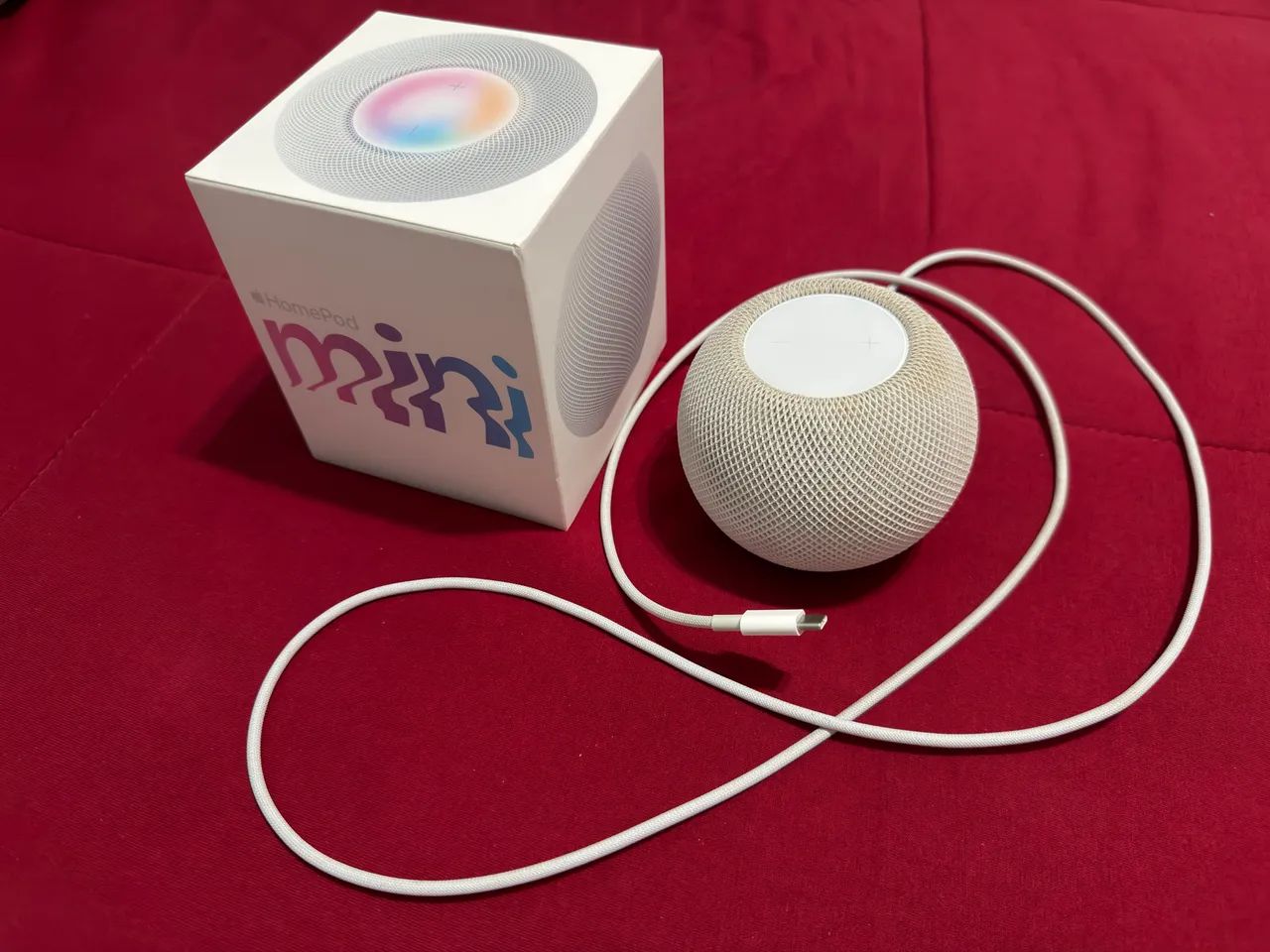 HomePod mini branco usado - Foto 3