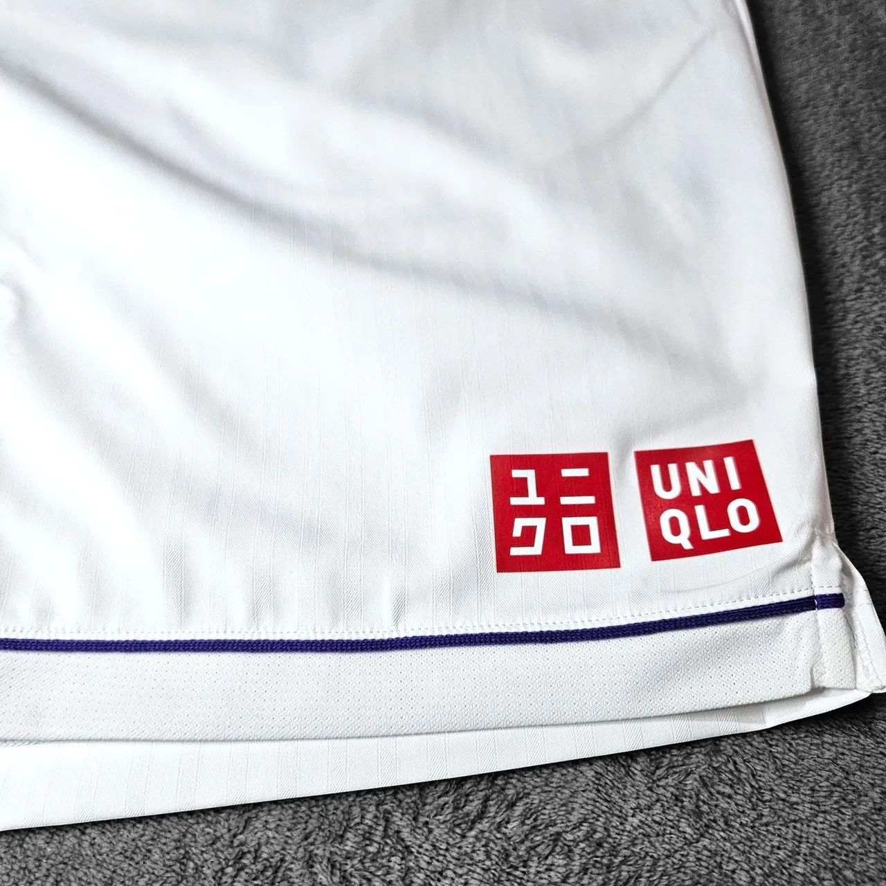 Short uniqlo Roger Federer branco usopen - Foto 4