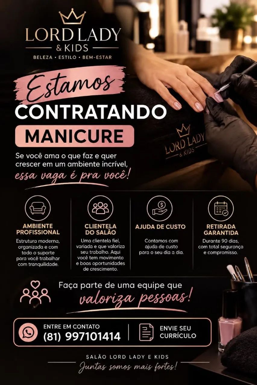 MANICURE / CABILEIREIRO 