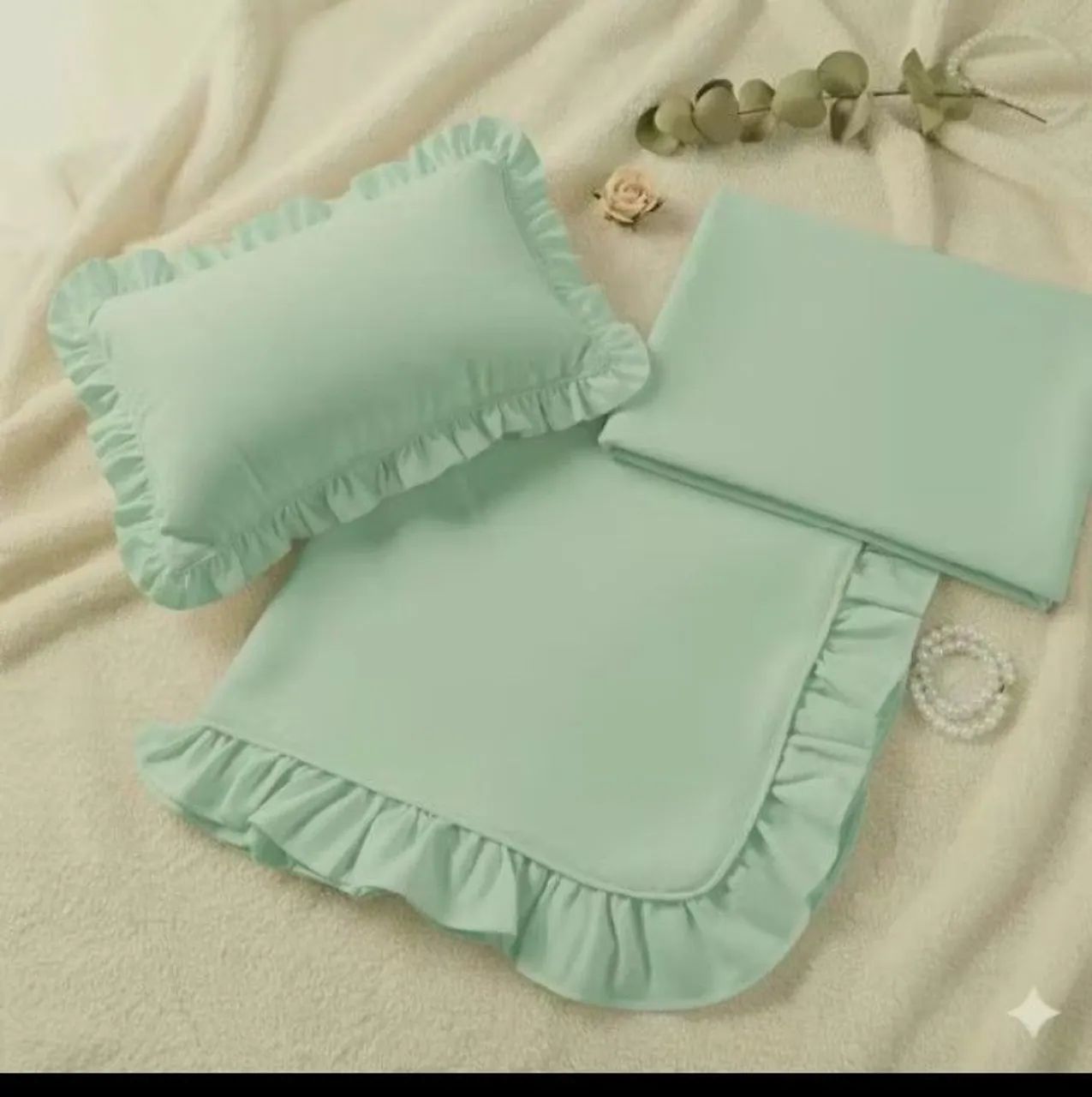 Kit Leito Maternidade Liso 3 Peças/ Entrega Grátis  - Foto 3