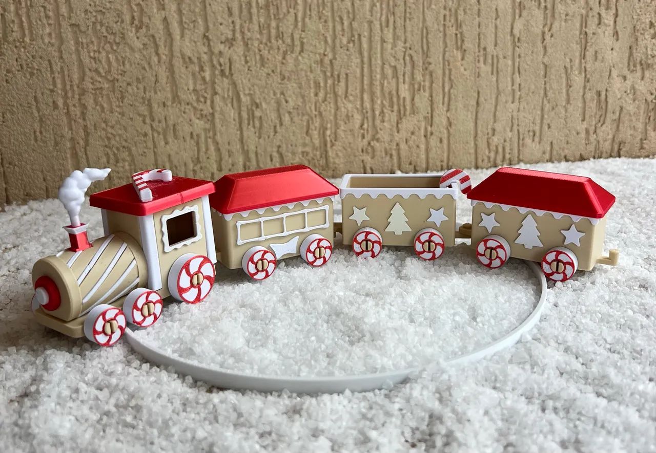 Trem Natalino Decoração Natal - Foto 2