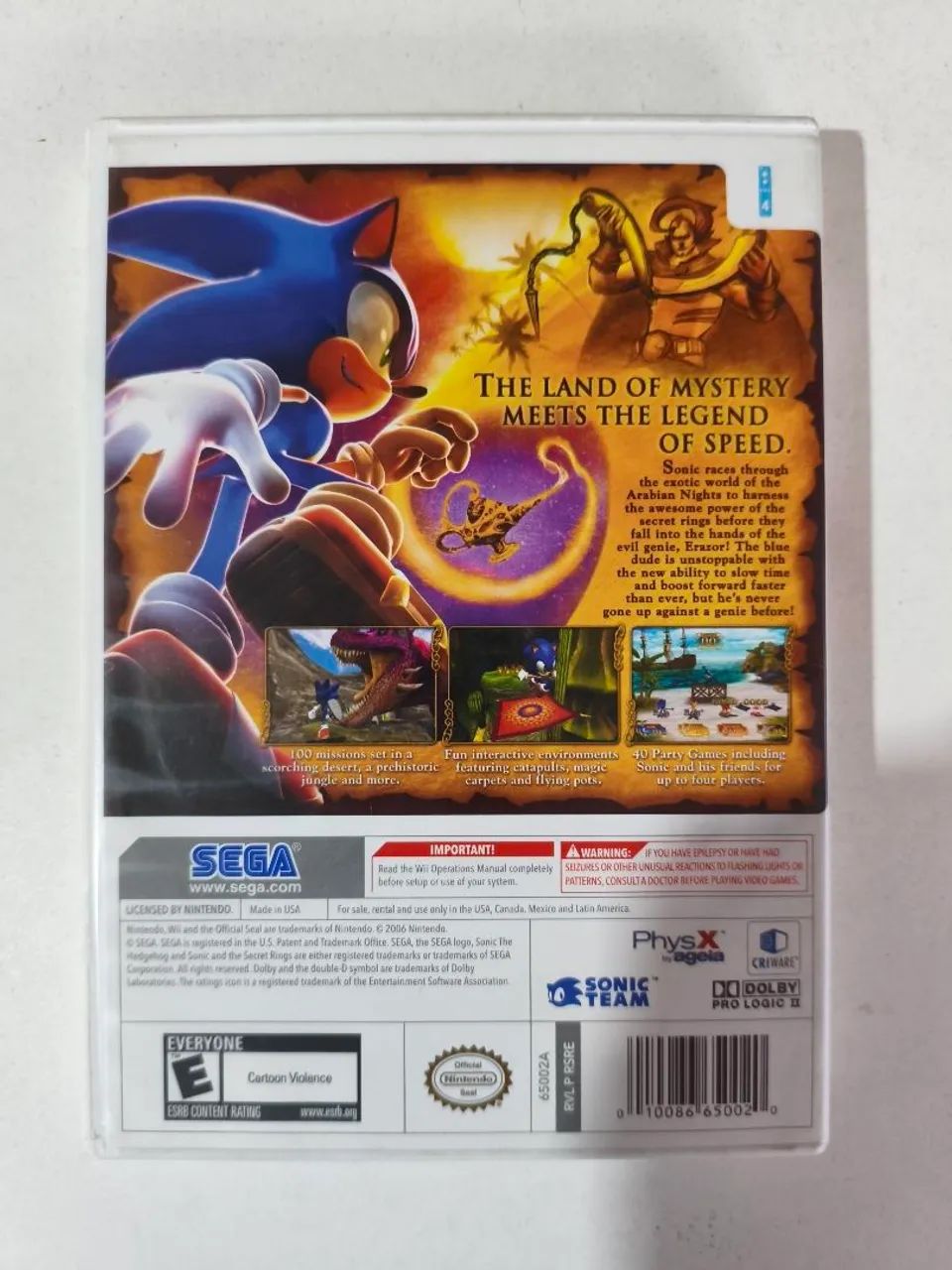 Jogo Sonic and the Secret Rings original Nintendo Wii  - Foto 4