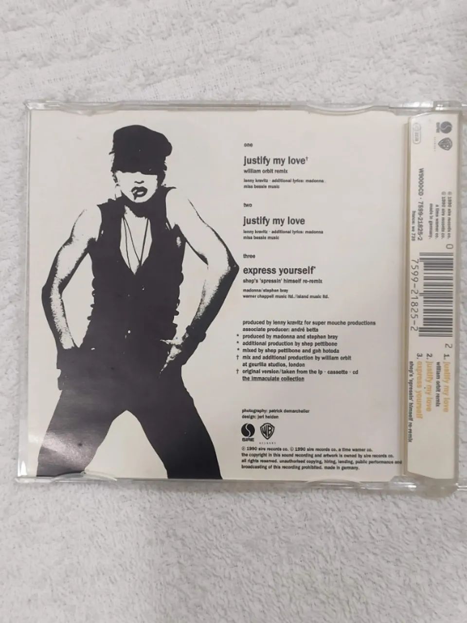 CD Single Madonna Justify My Love - Foto 4