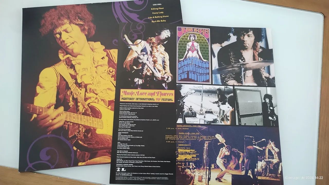 LP Jimi Hendrix, Live at Monterey - Foto 3