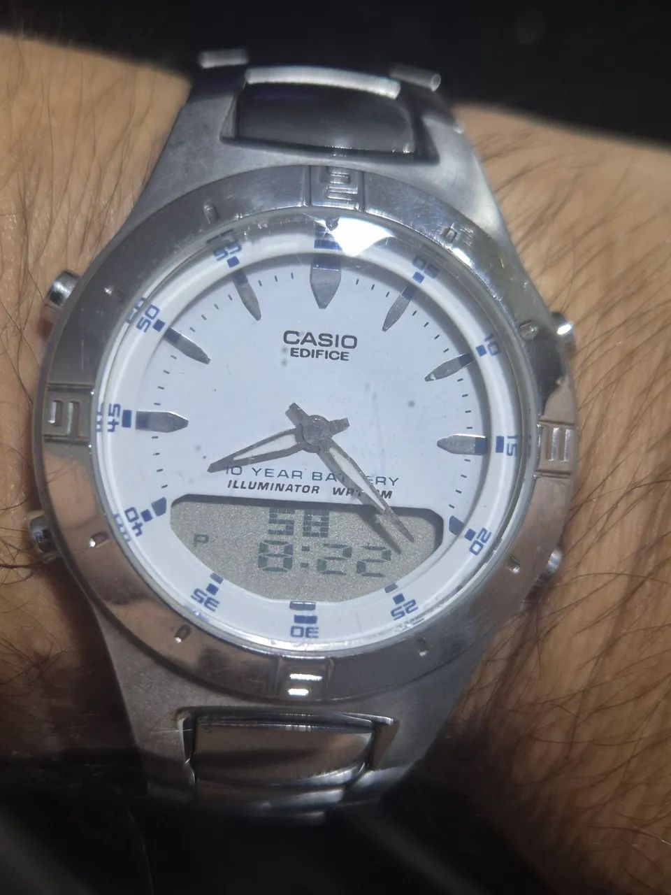 Relógio CASIO EFA-110D     -    ORIGINAL  JAPAN    -    FUNCIONA  TUDO  - Foto 3