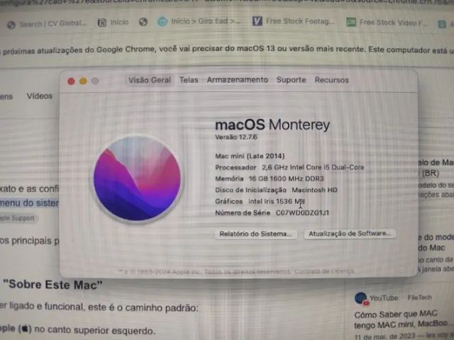 mac mini late core i5 2.6 ghz dual, 16gb 250hd  - Foto 3